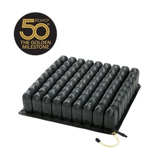 ROHO® HIGH PROFILE® Single Compartment Wheelchair Cushion on a white background