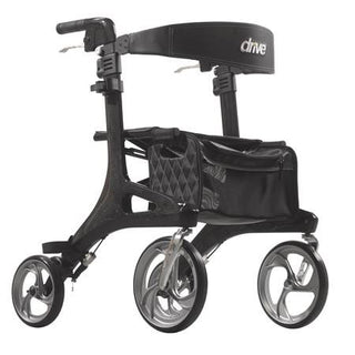 Drive Medical RTL10266CF Nitro® Elite CF, Carbon Fiber Rollator on white background