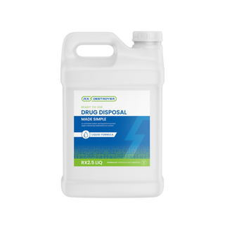 Rx Destroyer™  RX2.5LIQ Liquids, 2.5 Gallon Bottles