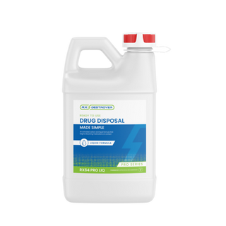 Rx Destroyer™ RX64PROLIQ Liquids, 64 oz Bottles With Hardener Packets