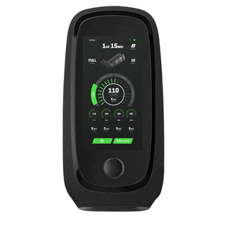 Screen of the Rapid Reboot REGEN control unit showing the pressure dial and session controls