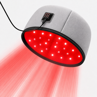 iReliev RL-D050 FullGlow Red Light & Infrared Therapy Hat, 120 LEDs, 660nm + 830nm