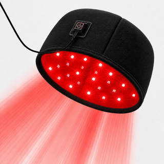 iReliev RL-D050 FullGlow Red Light & Infrared Therapy Hat, 120 LEDs, 660nm + 830nm
