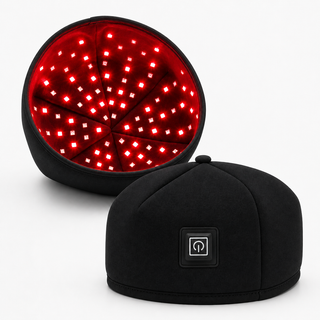 iReliev RL-D050 FullGlow Red Light & Infrared Therapy Hat, 120 LEDs, 660nm + 830nm