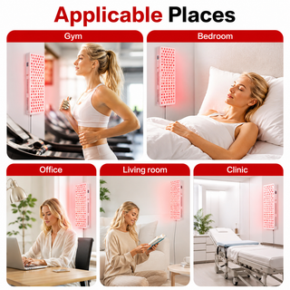 iReliev RL-W400-T Full Body Red Light & NIR Panel, 1500W, 300 LEDs, 5-Wavelength