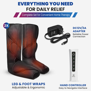 Relaxable CO-2000 Leg & Foot Air Compression System