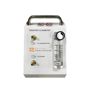 Rhythm Healthcare FMP01 Pediatric Flowmeter, Delivers flow rates as low as 1/16 LPM
