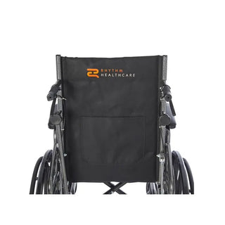 Rhythm Healthcare L90XX Deluxe Reclining Desk Arm Wheelchair, 300 Ib, Hammertone Grey