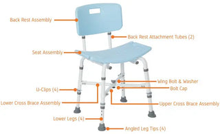 Rhythm Healthcare B4500XX Bariatric Shower Chair