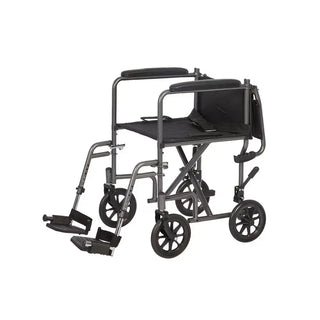 Black Rhythm Healthcare L10XXHT Steel Companion Chair  with folding mechanism on a white background