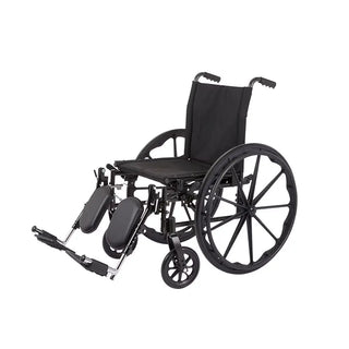 Black manual Rhythm Healthcare M170-3-XX  Commando K4 Wheelchair on a white background