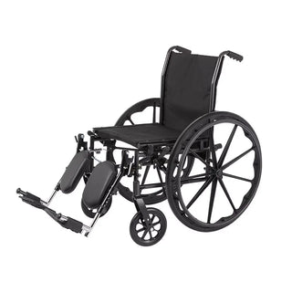 Black manual Rhythm Healthcare M170 Cadence K3 Wheelchair on a white background