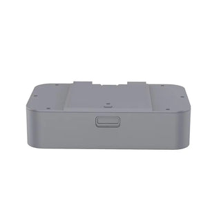 Gray plastic Rhythm Healthcare TOCBY-2 Battery for the TOC3 Transportable Oxygen Concentrator on a white background