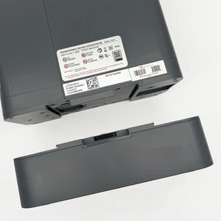 Rhythm Healthcare TOCBY-2 Battery for the TOC3 Transportable Oxygen Concentrator with labels on a white background