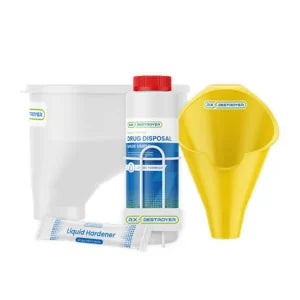 Rx Destroyer™  RX16LIQWK, 16oz Liquid Starter Kit With Wall Mount
