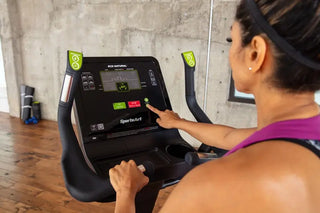 SportsArt C574U Upright Self-Powered Cycle, 450 lbs Max User Weight, 40 Levels Resistance