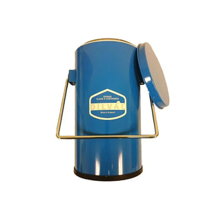 SCILOGEX MS111 Blue Enameled Cased Dewar Flask with Handle & Lid, 1 - 4.5L Capacities