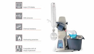 SCILOGEX 611132019999 SCI100-Pro 5L Rotary Evaporator with Vertical Coiled Condenser