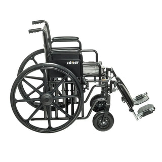 Drive DeVilbiss Healthcare STD20ECDDAHD-ELR Sentra EC Elevating Legrest Bariatric Wheelchair
