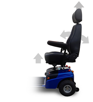 Shoprider Explorer 4‑Wheel Scooter – 300 lb Capacity, Pneumatic Tires, USB Port-2