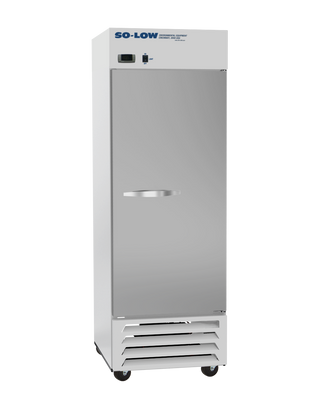 So-Low DH25-23SD Lab and Pharmacy Freezer, -18ºC to -25ºC, 23.32 Cu. Ft. with 'SO-LOW' branding on a white background