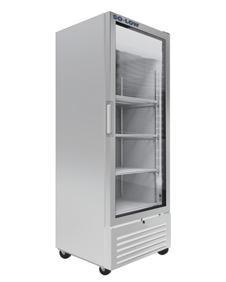 White So-Low DH4-12GD LAB AND PHARMACY REFRIGERATOR with glass door on a white background