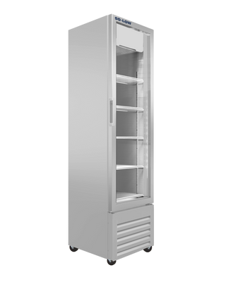White So-Low DH4-8GD LAB AND PHARMACY REFRIGERATOR with glass door on a white background