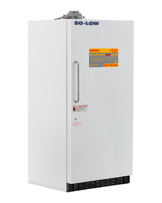 White So-Low DHH20-30SDFX Explosion Proof Freezer, -18ºC to -25ºC, 30 Cu. Ft. with 'So-Low' branding on a white background