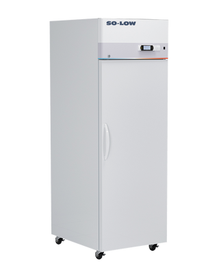 White So-Low HCN4-24 Humidity Stability Chamber & Incubator, 4°C to 70ºC, 23 cu.ft. with 'SO-LOW' branding on a white background