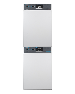 So-Low SMI12 Sheldon General Purpose Dual Stacked Incubator, 70ºC, 11.7 cu.ft. with digital display on a white background