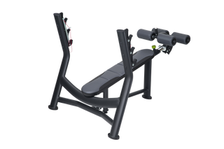 SportsArt A997 Free Weight Series Olympic Decline Bench, Welded Steel Frame