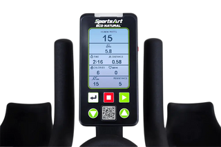 SportsArt C516 Self-Powered Indoor Cycle with LCD Digital Display, 350 lbs Max User Weight, 1-24 Resistance