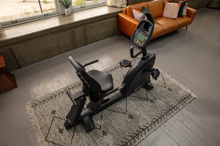 SportsArt C55R Residential Recumbent Cycle with White Backlit Display, 330 lbs Max User Weight, 14 Levels Resistance