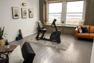 SportsArt C55R Residential Recumbent Cycle with White Backlit Display, 330 lbs Max User Weight, 14 Levels Resistance