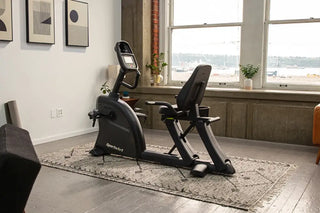 SportsArt C55R Residential Recumbent Cycle with White Backlit Display, 330 lbs Max User Weight, 14 Levels Resistance
