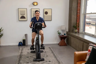 SportsArt C55U Upright Residental Cycle with White Backlit Display, 330 lbs Max User Weight, 14 Levels Resistance