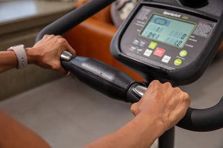 SportsArt C55U Upright Residental Cycle with White Backlit Display, 330 lbs Max User Weight, 14 Levels Resistance