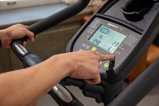 SportsArt C55U Upright Residental Cycle with White Backlit Display, 330 lbs Max User Weight, 14 Levels Resistance