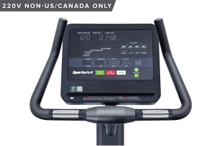 SportsArt C565U Self-Powered Upright Cyclewith LED Console, 400 lbs Max User Weight, 14 Levels Resistance