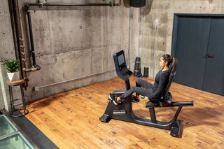 SportsArt C574R-13 Recumbent Cycle with 13" SENZA Touchscreen, 450 lbs Max User Weight, 40 Levels Resistance