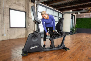 SportsArt C574R Self-Powered Recumbent Cycle, 450 lbs Max User Weight, 40 Levels Resistance