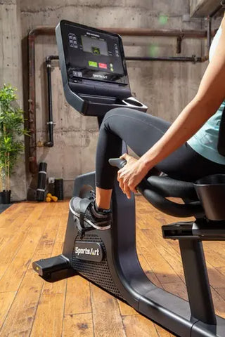 SportsArt C574R Self-Powered Recumbent Cycle, 450 lbs Max User Weight, 40 Levels Resistance