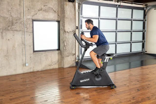 SportsArt C574U Upright Self-Powered Cycle, 450 lbs Max User Weight, 40 Levels Resistance