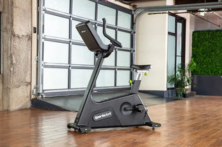 SportsArt C574U Upright Self-Powered Cycle, 450 lbs Max User Weight, 40 Levels Resistance