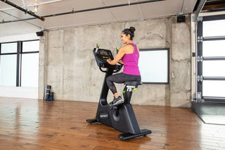 SportsArt C574U Upright Self-Powered Cycle, 450 lbs Max User Weight, 40 Levels Resistance