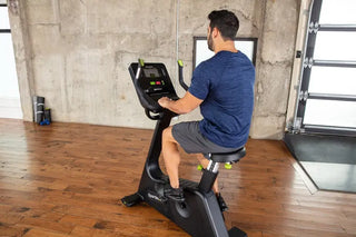 SportsArt C574U Upright Self-Powered Cycle, 450 lbs Max User Weight, 40 Levels Resistance
