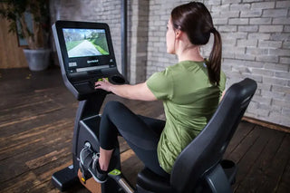 SportsArt C576R-16 Recumbent Cycle with 16-inch SENZA Touchscreen, 500 lbs Max User Weight, 40 Levels Resistance