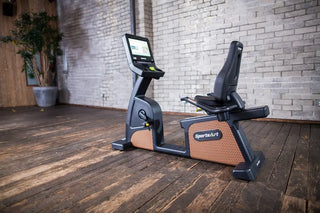 SportsArt C576R-16 Recumbent Cycle with 16-inch SENZA Touchscreen, 500 lbs Max User Weight, 40 Levels Resistance