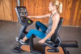 SportsArt C576R Self-Powered Recumbent Cycle with LCD Console, 500 lbs Max User Weight, 40 Levels Resistance