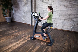 SportsArt C576U-16 Upright Cycle with 16" SENZA Touchscreen, 5oo lbs Max User Weight, 40 Levels Resistance